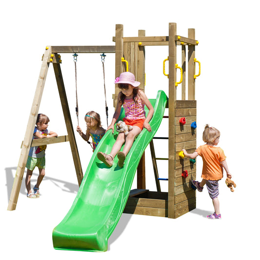 Rumble Ridge Rock Wall Durable Single Swing