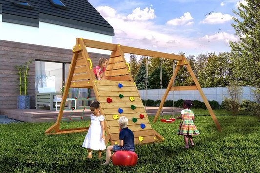 Spider King High-Quality Climber Teak Finish
