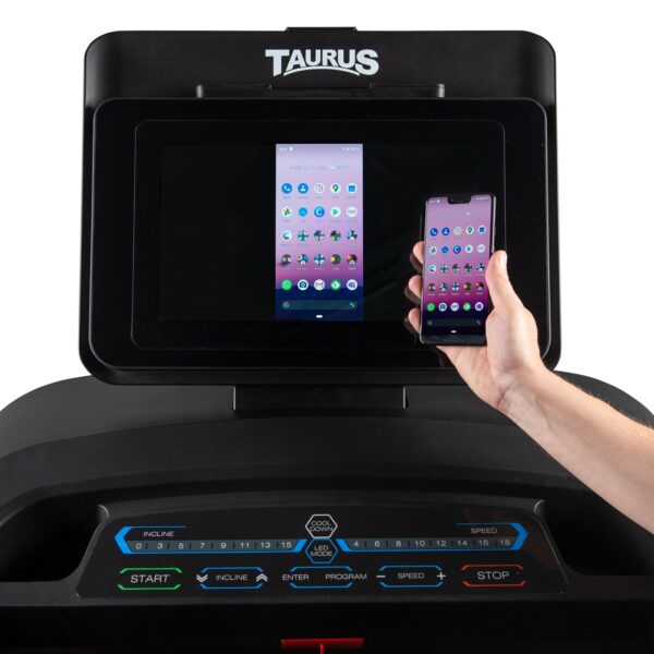 Taurus T10.3 HD Pro Touchscreen Treadmill - Image 2