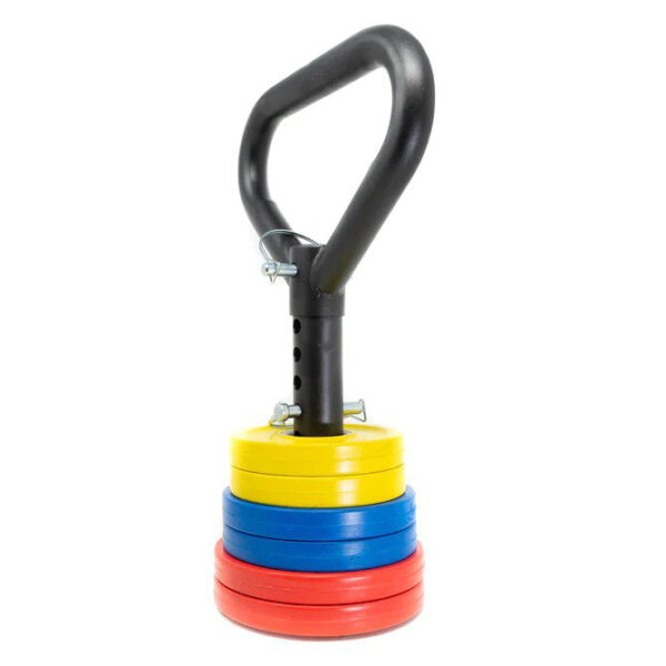 PLATE LOADABLE ADJUSTABLE KETTLEBELL SWING